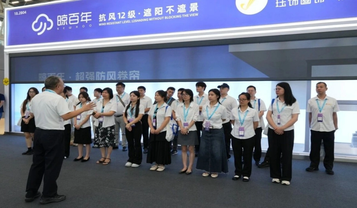NewHoo shading system team at CBD Fair Guangzhou 2026